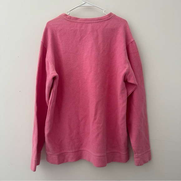 PINK Victoria's Secret Ribbed Bubble Gum Pink Crewneck Sweatshirt - Picture 6 of 12